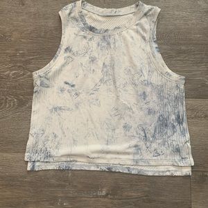 Lululemon Train to Be Tank in Chalk Wash